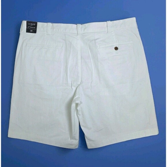 NWT J Crew 9" Flex Chino Short White Style H5020 Men's 38 - Picture 1 of 9
